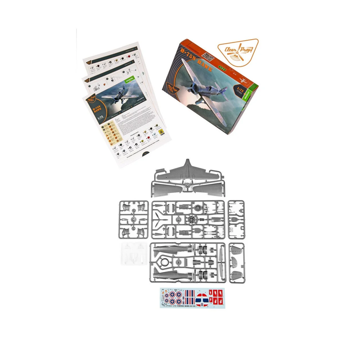 H-75N Hawk, 1/72 - Clear Prop Models CP72022