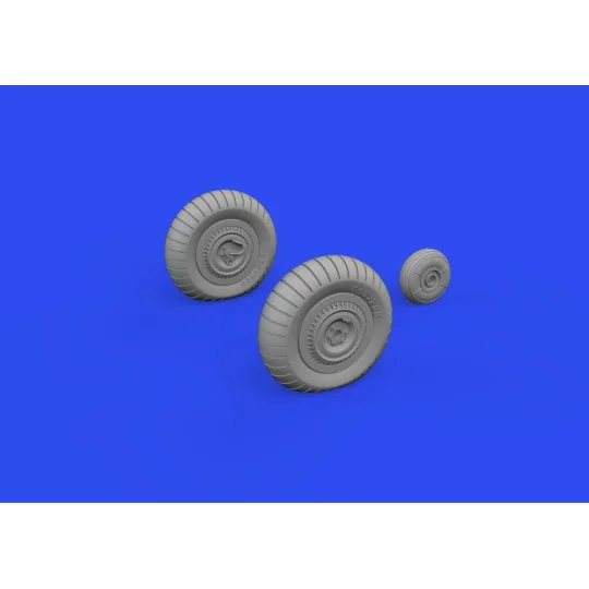 Yak-9D wheels for ZVEZDA - Eduard Accessories 648821