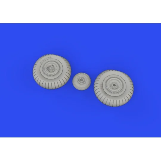 Yak-9D wheels for ZVEZDA, 1/48 - Eduard Accessories 648821