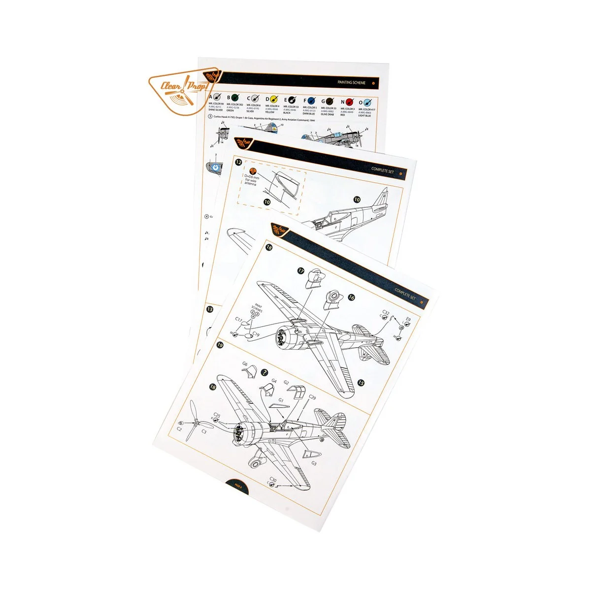 H-75O Hawk, 1/72 - Clear Prop Models CP72021