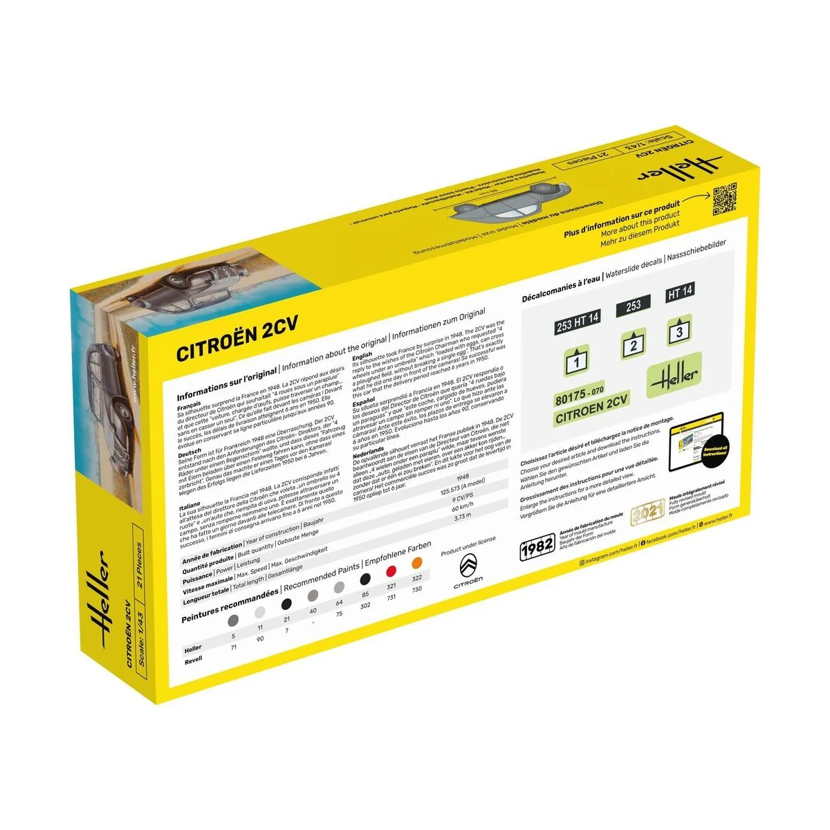 Citroen 2 CV - Heller 80175