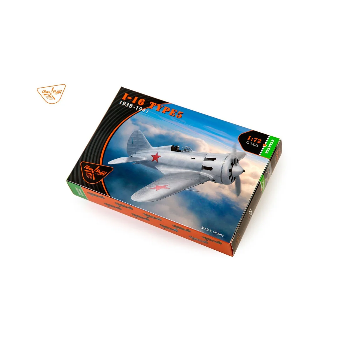 I-16 type 5 (1938-1941), 1/72 - Clear Prop Models CP72025
