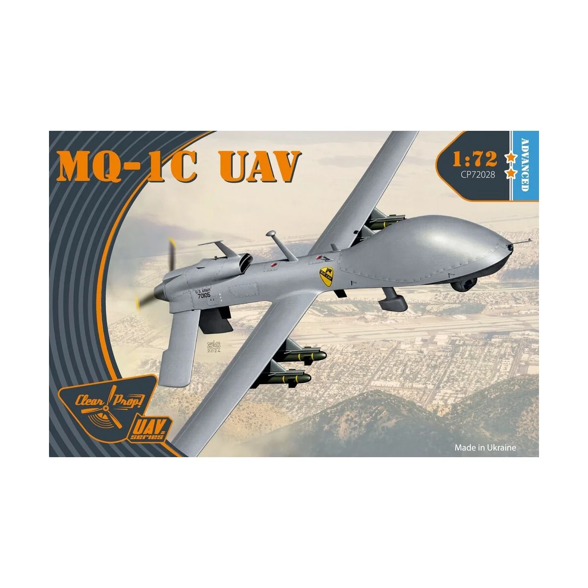 MQ-1C UAV, 1/72 - Clear Prop Models CP72028