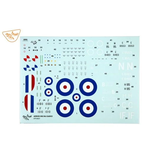 Airco DH.9a (early version), 1/72 - Clear Prop Models CP72027