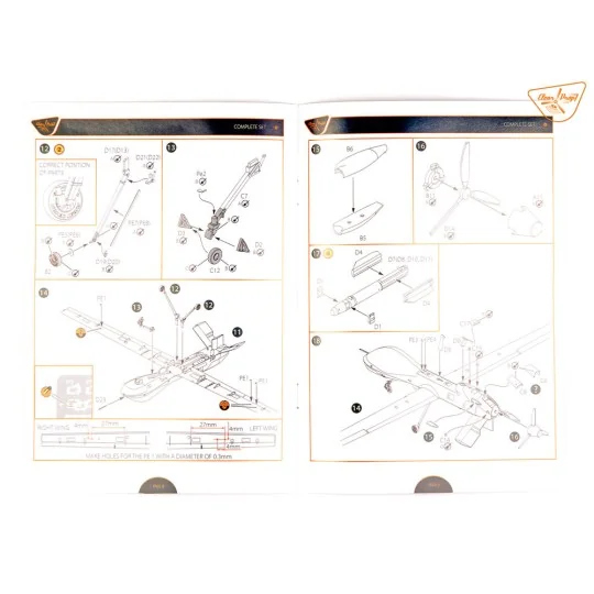 MQ-1C UAV, 1/72 - Clear Prop Models CP72028