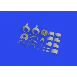 F4F-3 engine mid PRINT 1/48 EDUARD, 1/48 - Eduard Accessories 648825