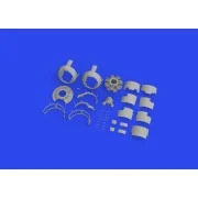 F4F-3 engine mid PRINT 1/48 EDUARD - Eduard Accessories 648825