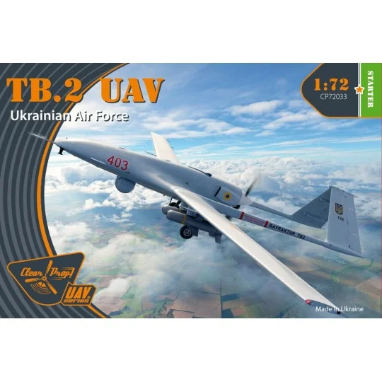 TB.2 UAV UKRAINIAN ARMY, 1/72 - Clear Prop Models CP72033