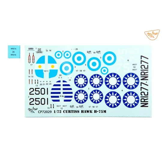 H-75M Hawk, 1/72 - Clear Prop Models CP72029