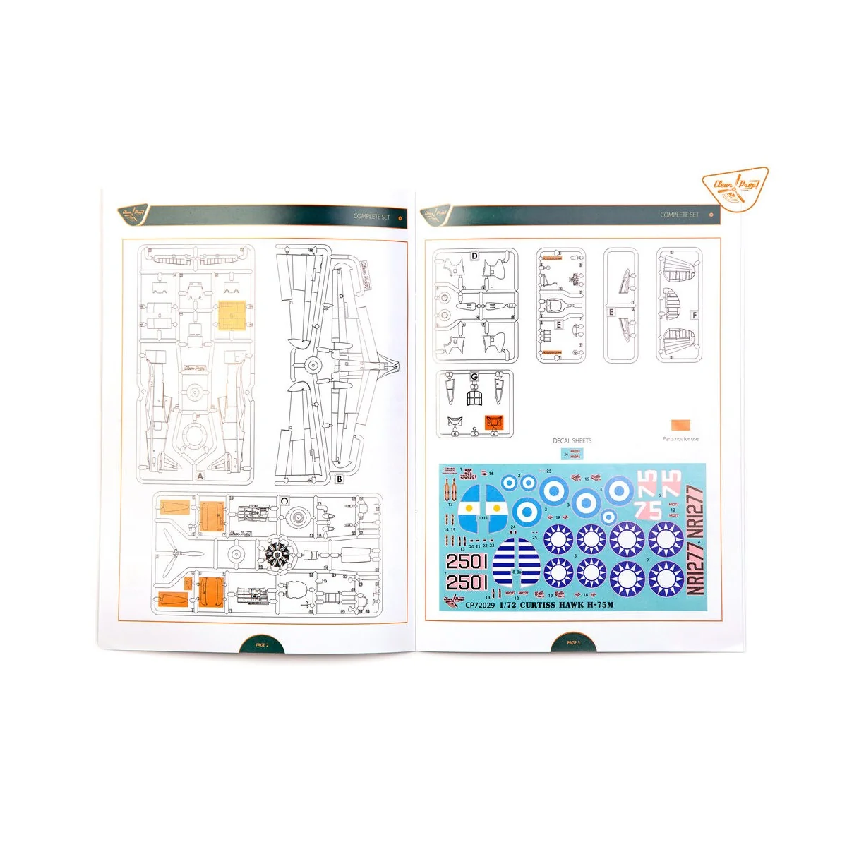 H-75M Hawk, 1/72 - Clear Prop Models CP72029