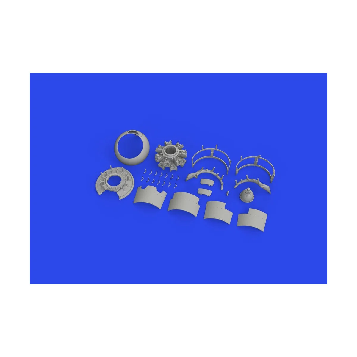 F4F-3A engine PRINT 1/48 EDUARD - Eduard Accessories 648827