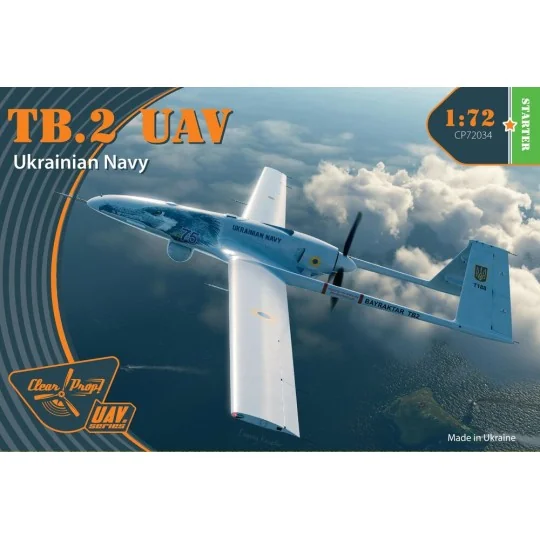 TB.2 UAV UKRAINIAN NAVY, 1/72 - Clear Prop Models CP72034