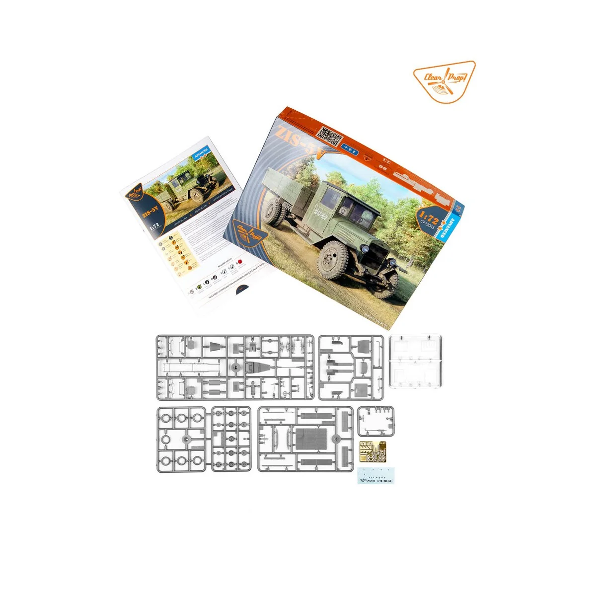 ZiS-5V, 1/72 - Clear Prop Models CP72043