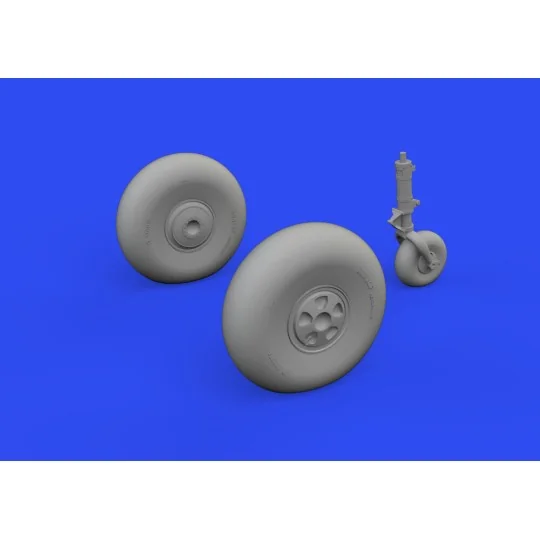 Beaufort Mk.I wheels 1/48 for ICM - Eduard Accessories 648830