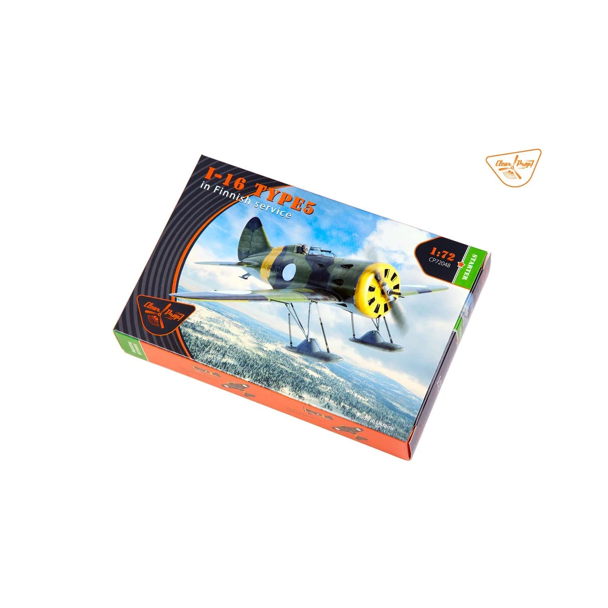 I-16 type 5 In Finnish Service, 1/72 - Clear Prop Models CP72048