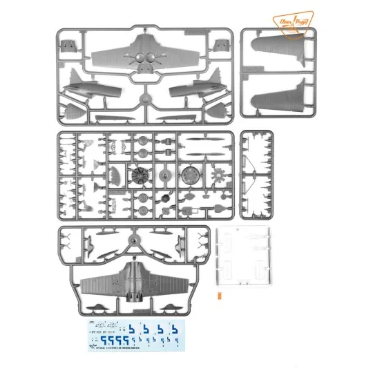 I-16 type 5 In Finnish Service, 1/72 - Clear Prop Models CP72048