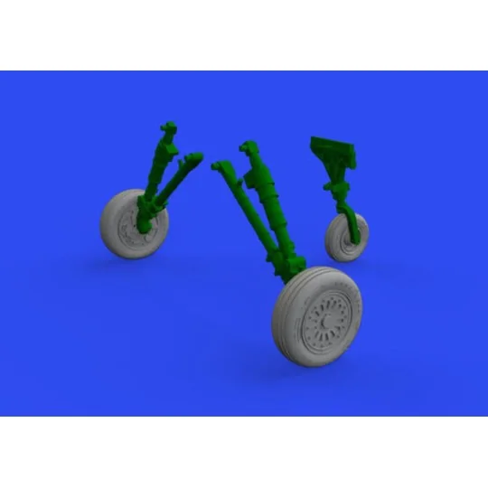 F-16C wheels early 1/48 for KINETIC, 1/48 - Eduard Accessories 648832