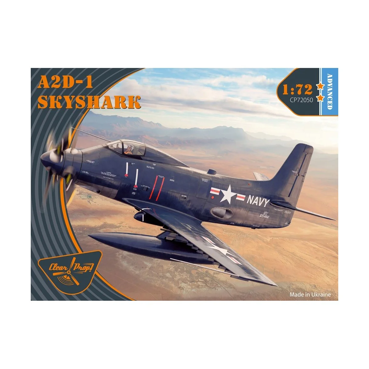 A2D-1 Skyshark, 1/72 - Clear Prop Models CP72050