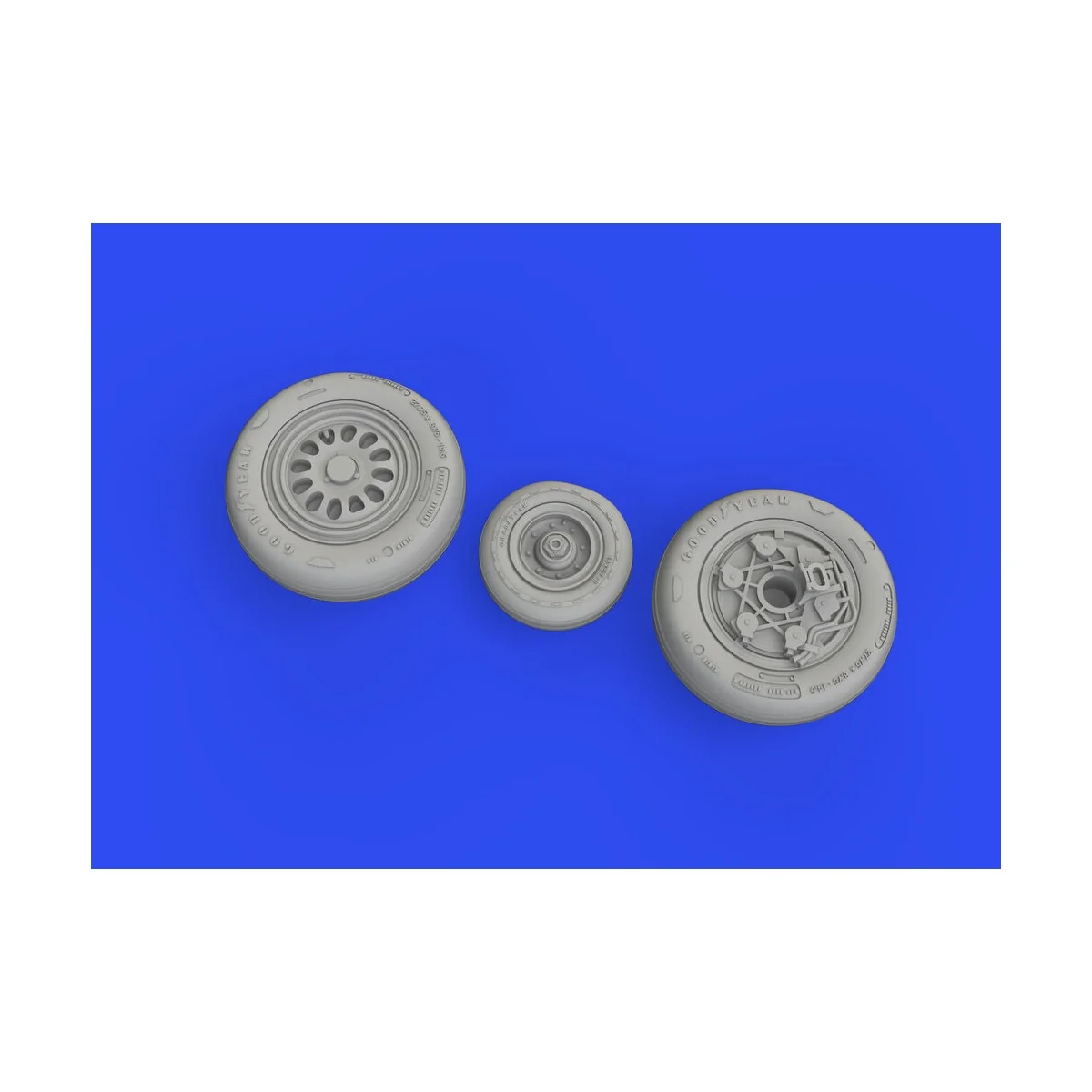 F-16C wheels late 1/48 for KINETIC, 1/48 - Eduard Accessories 648833