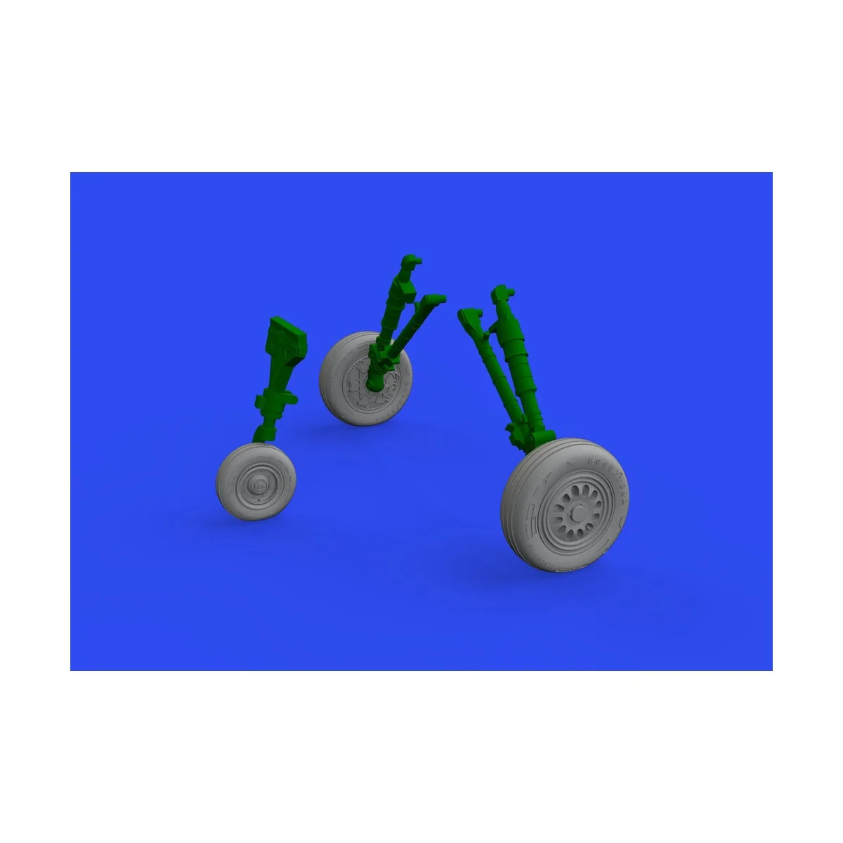 F-16C wheels late 1/48 for KINETIC, 1/48 - Eduard Accessories 648833