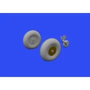 Anson Mk.I wheels 1/48 AIRFIX - Eduard Accessories 648835