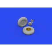 Anson Mk.I wheels 1/48 AIRFIX, 1/48 - Eduard Accessories 648835