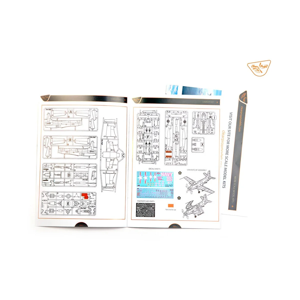 A2D-1 Skyshark, 1/72 - Clear Prop Models CP72050