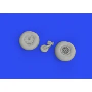 Anson Mk.I wheels 1/48 AIRFIX - Eduard Accessories 648835