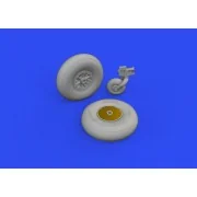 Anson Mk.I wheels 1/48 AIRFIX, 1/48 - Eduard Accessories 648835