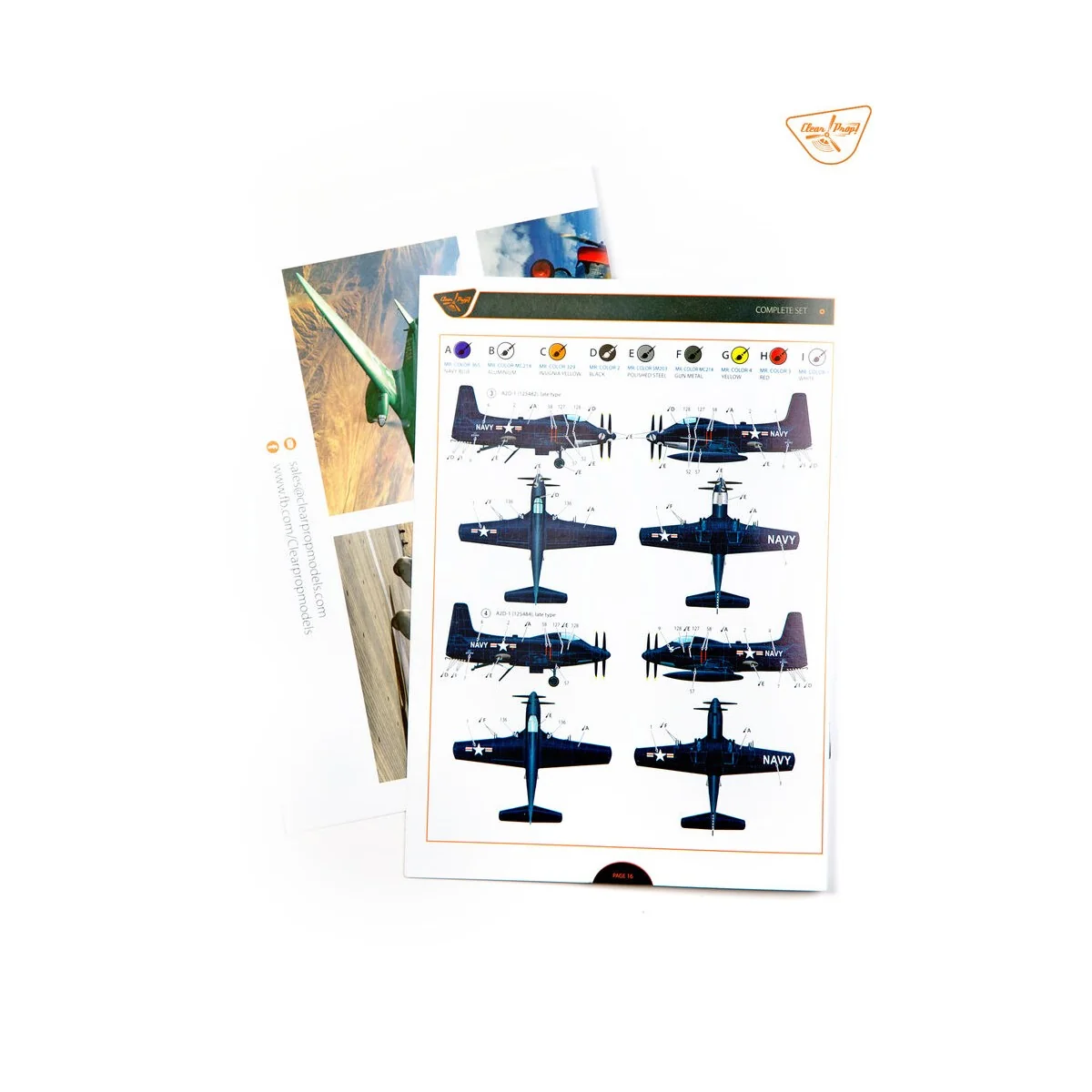 A2D-1 Skyshark, 1/72 - Clear Prop Models CP72050