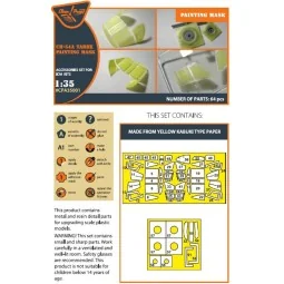 CH-54 painting mask for ICM kit 53054, 1/35 - Clear Prop Accessorie... 2