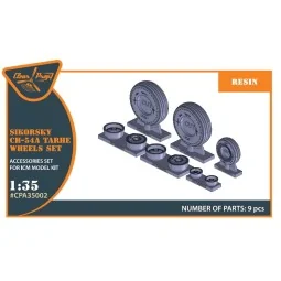 CH-54A Tarhe wheel set for ICM kits, 1/35 - Clear Prop Accessories ... 2