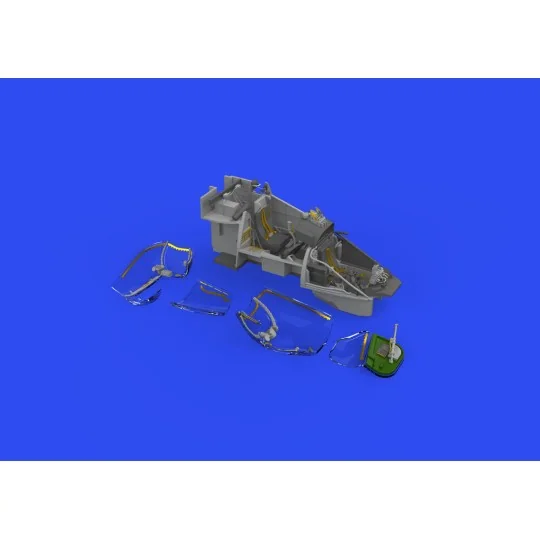 Mi-24V cockpit black (Mi-35) PRINT & SPACE 1/48 EDUARD/ZVEZDA - Edu...