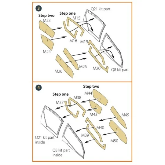 AH-64D/E Apache painting mask for TAKOM kit, 1/35 - Clear Prop Acce...