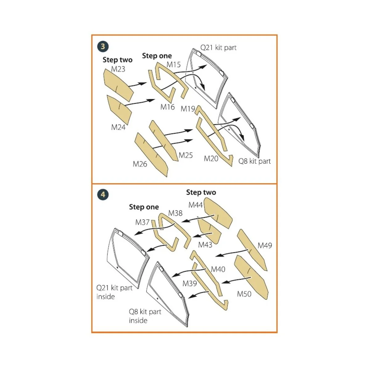 AH-64D/E Apache painting mask for TAKOM kit, 1/35 - Clear Prop Acce...