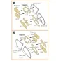 AH-64D/E Apache painting mask for TAKOM kit, 1/35 - Clear Prop Acce...