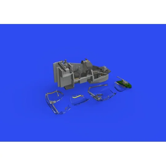 Mi-24V cockpit black (Mi-35) PRINT & SPACE 1/48 EDUARD/ZVEZDA - Edu...