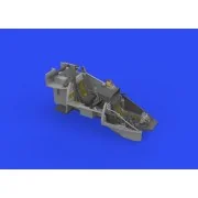 Mi-24V cockpit black (Mi-35) PRINT & SPACE 1/48 EDUARD/ZVEZDA - Edu...