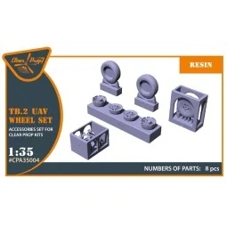 TB.2 wheel set, 1/35 - Clear Prop Accessories CPA35004