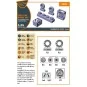 TB.2 wheel set, 1/35 - Clear Prop Accessories CPA35004