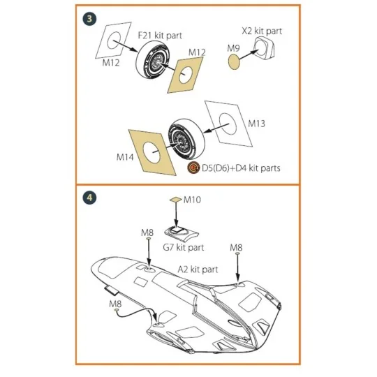 TB.2 painting mask for CP kits, 1/35 - Clear Prop Accessories CPA35005