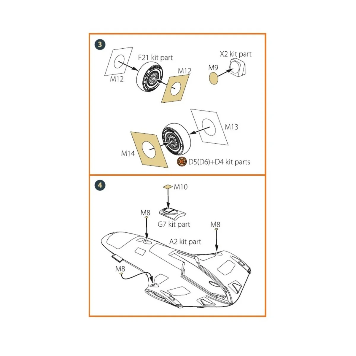 TB.2 painting mask for CP kits, 1/35 - Clear Prop Accessories CPA35005