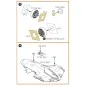 TB.2 painting mask for CP kits, 1/35 - Clear Prop Accessories CPA35005