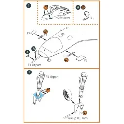 TB.2 PE parts for CP kit, 1/35 - Clear Prop Accessories CPA35006 2