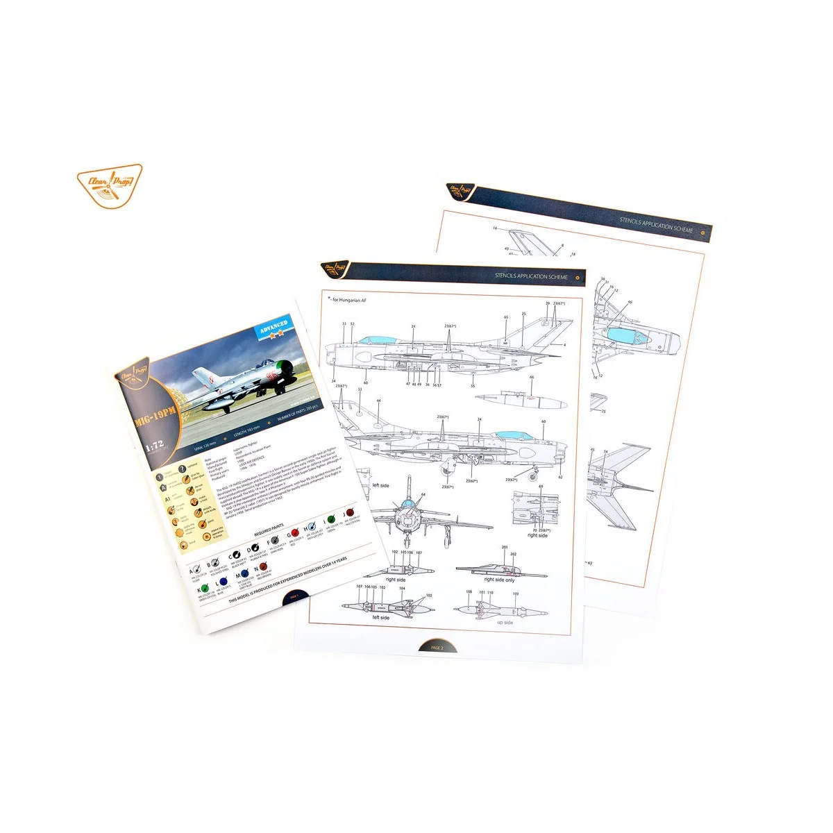 MiG-19PM, 1/72 - Clear Prop Models CP72057