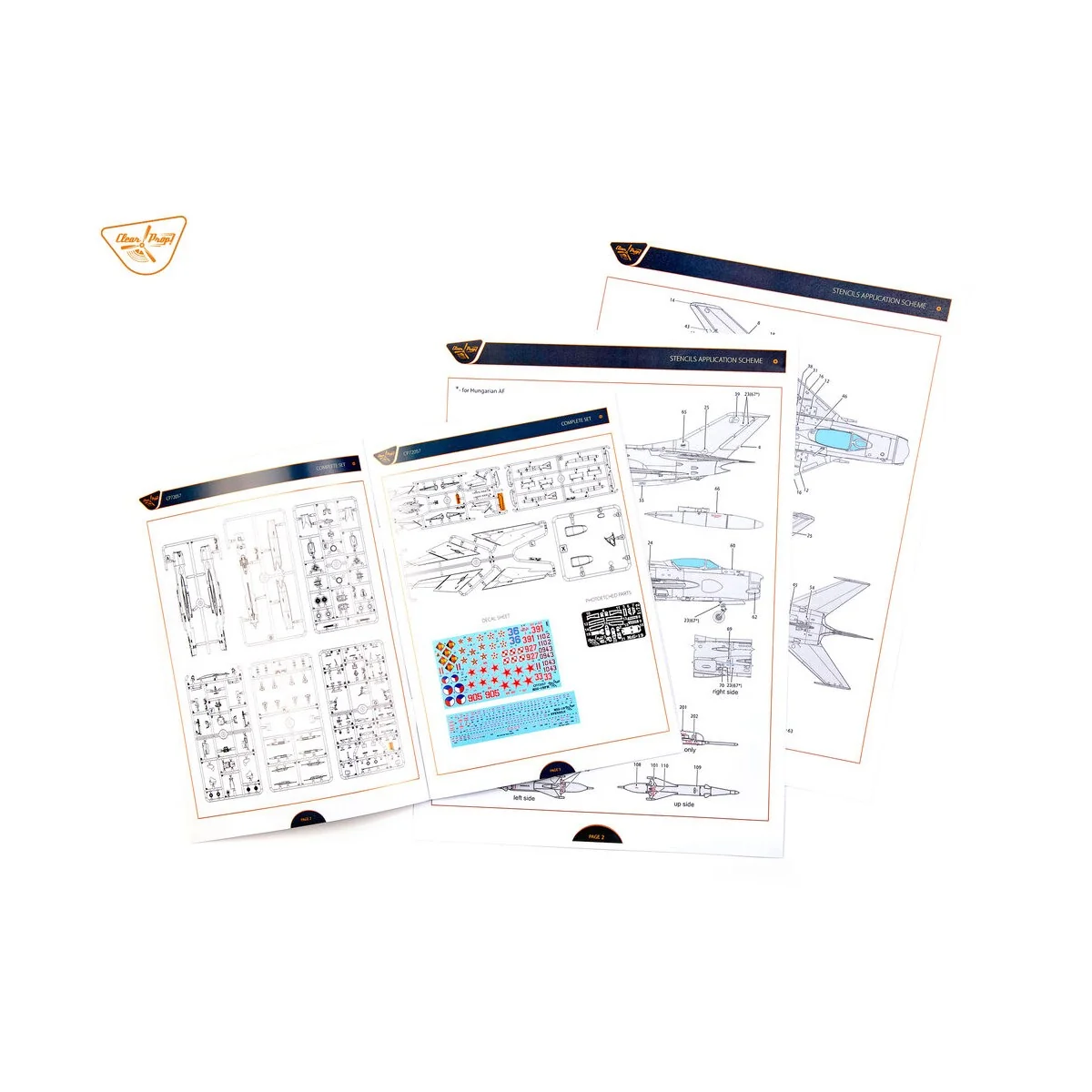 MiG-19PM, 1/72 - Clear Prop Models CP72057
