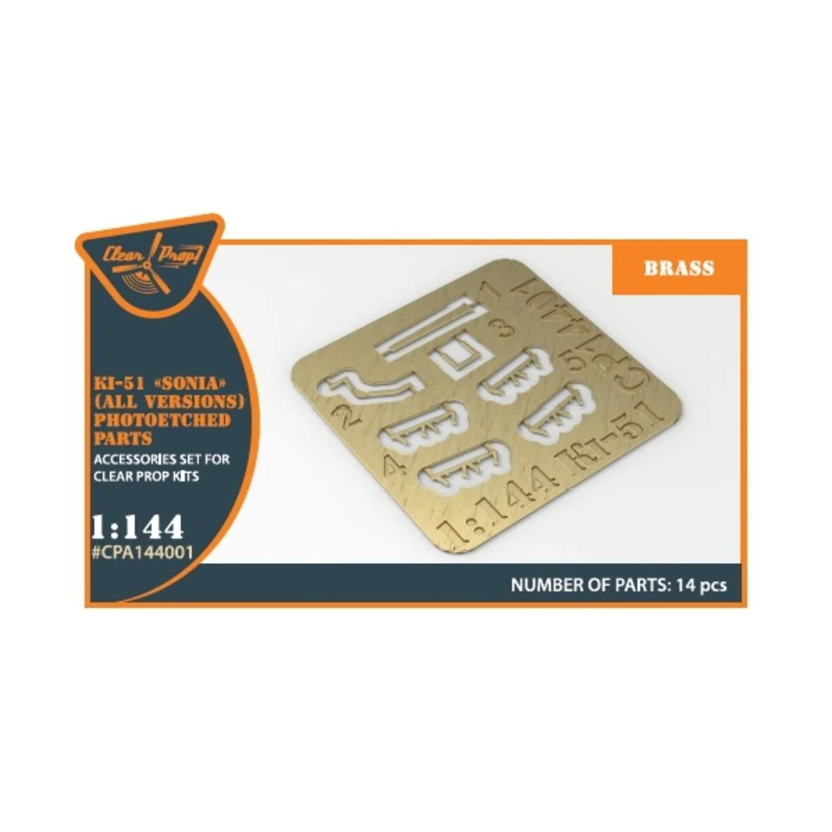 Ki-51 Sonia (all versions) PE parts for CP kits CP14401/CP14402/CP1...