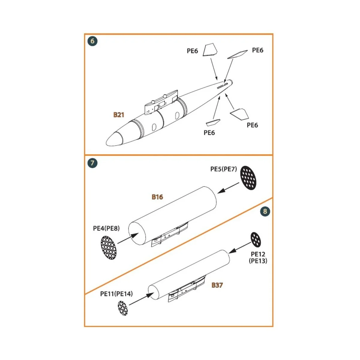 OV-1 A/JOV-1A Mohawk PE parts and painting mask for CP kits, 1/144 ...