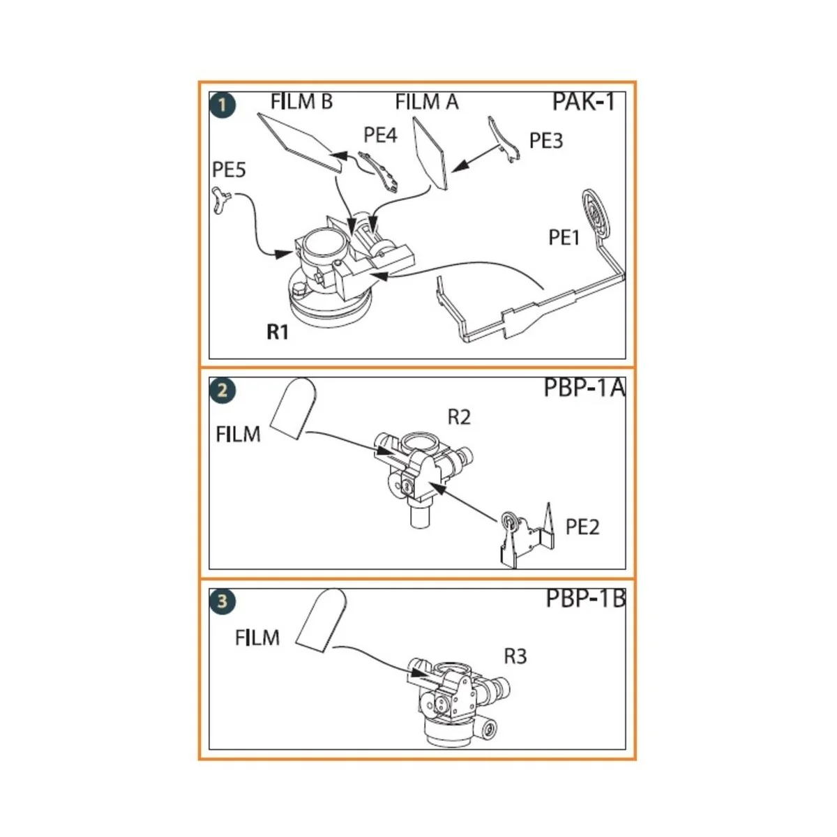 WWII gun sights (PAK-1, PBP-1A, PBP-1B), 1/48 - Clear Prop Accessor...