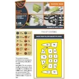 Hawk H-75 N/O for CP kit painting mask for CP kits CP4803/CP4804, 1...